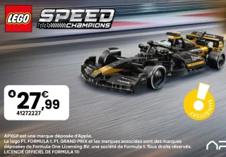 LEGO Speed Champions Voiture de course de l'écurie APXGP tirée du film F1 (77252)