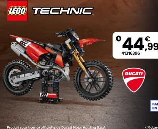LEGO Technic La moto Ducati Desmo450 MX Factory (42238)