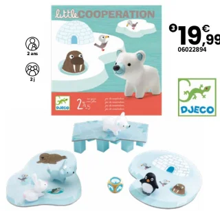 Jeu de société Little coopération Djeco