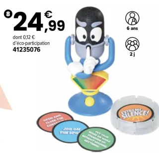 Jeu d'ambiance Extrême Silence Megableu