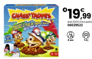 Jeu d'action Chass'Taupes Megableu