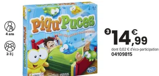 Jeu de société Piqu'Puces Hasbro