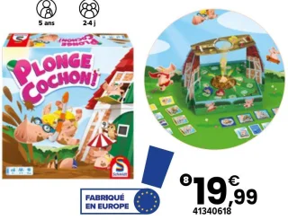 Jeu de société Plonge Cochon