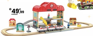 Coffret circuit de train portable L'Atelier du Bois