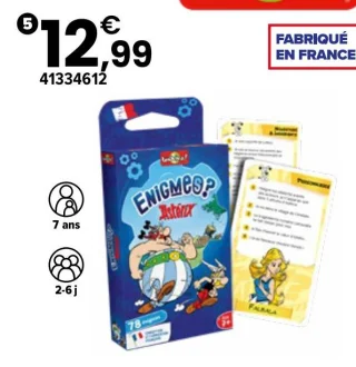 Jeu Énigmes Astérix Bioviva!