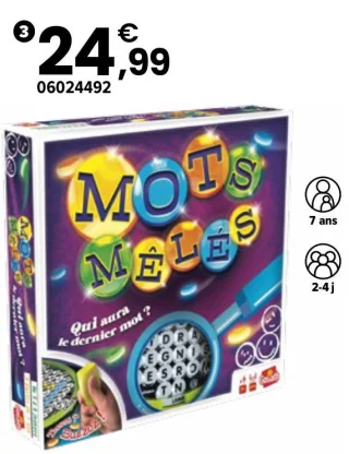 Jeu de société Mots Mêlés