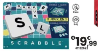 Jeu de société Scrabble Classique 2 en 1 Mattel Games