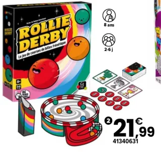Jeu de société Rollie Derby