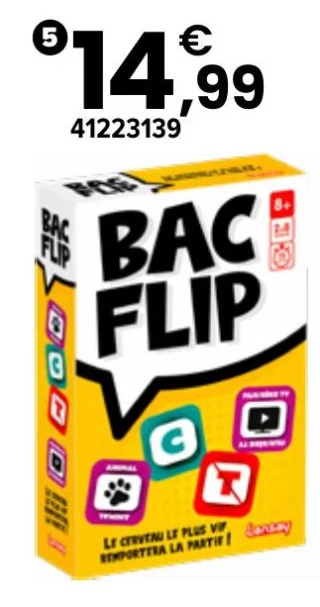 Jeu de cartes Bac Flip Lansay