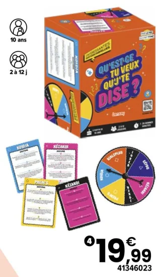 Jeu Qu'est-ce que tu veux qu'j'te dise ?
