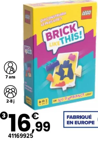 Jeu de société Brick Like This! Lego Asmodee