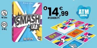 Jeu de cartes Smash It! ATM Gaming