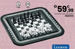 Échiquier électronique classique Lexibook