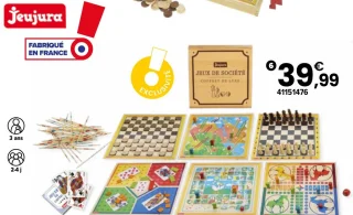 Coffret luxe de jeux de société Jeujura