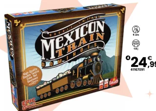 Jeu de dominos Mexican Train Dominoes Goliath