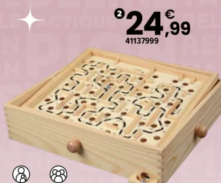 Labyrinthe en bois
