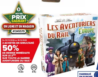 Jeu de société Les Aventuriers du Rail Europe - Refresh