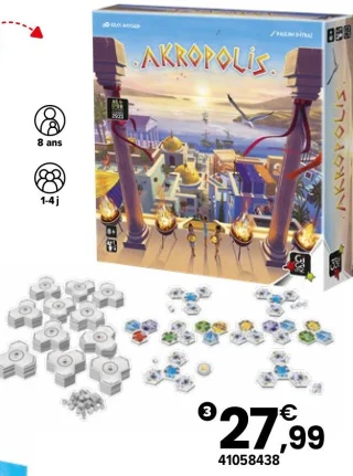 Jeu de société Akropolis