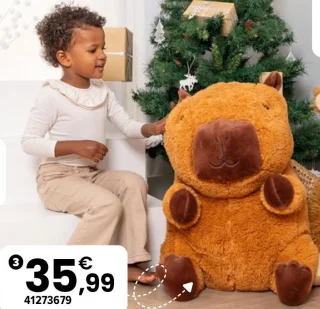 Peluche capybara 58 cm