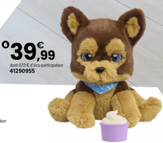 Peluche Benny le chiot câlin FurReal
