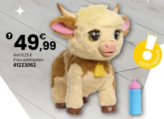 Peluche Maggie la vache écossaise FurReal