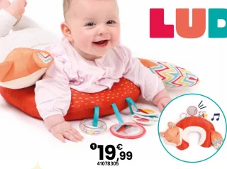 Coussin d'activités Renard LUDI