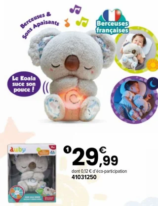 Peluche Mon Cali Dodo 26 cm Auby
