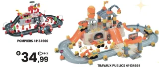 Baril circuit Pompiers / Travaux publics Écoiffier