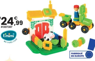 Coffret ferme à assembler 60 pièces t'mimi