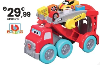 Mon 1er camion transporteur de véhicules B Junior
