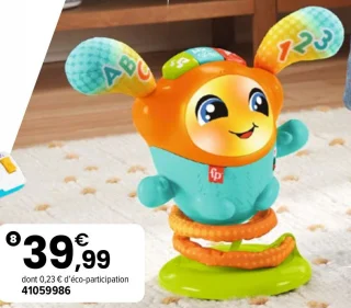 Fisher-Price DJ Le Robot Danseur à Rebond
