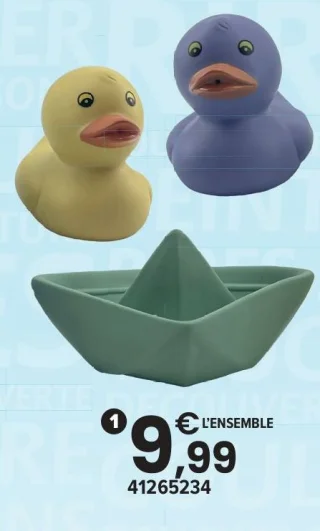 Canards et bateau de bain t'mimi