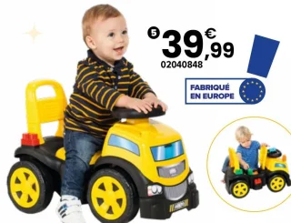 Porteur camion avec blocs