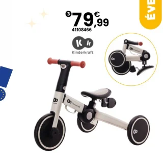 Tricycle 4Trike Gris Argent Kinderkraft