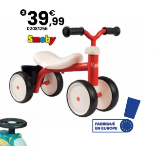 Porteur Rookie Rouge Smoby