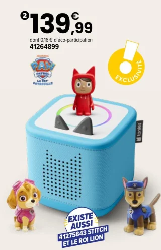 Mon premier coffret Toniebox 2 La Pat' Patrouille Tonies