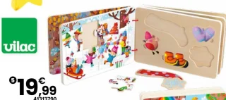 Livre-puzzle Les 4 saisons Sophia Touliatou Vilac