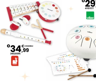 Set musical Confetti en bois Janod