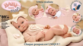 Poupon Baby Born Real