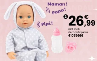 Poupée Anna les premiers mots Cerise & Capucine