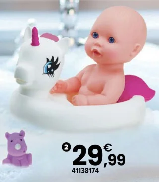 Bébé et sa bouée licorne Cerise & Capucine