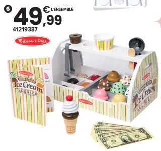 Comptoir crèmes glacées Melissa & Doug