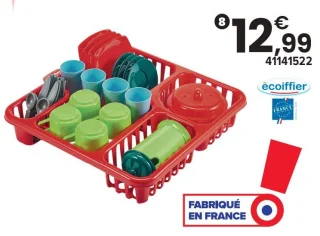 Égouttoir garni Écoiffier