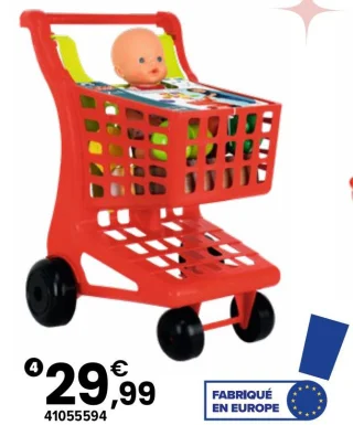 Chariot garni avec poupon