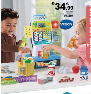vtech Super Caisse Enregistreuse Magic'Scan