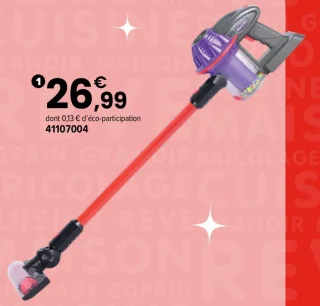 Aspirateur balai pour enfant