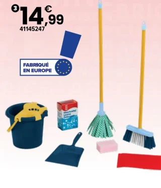 Ensemble ménage 8 accessoires pour enfant