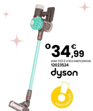 Aspirateur Dyson Cord-Free bleu pour enfant