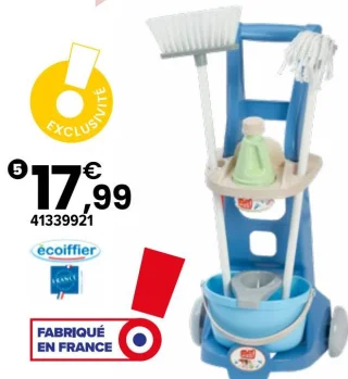 Chariot ménage Écoiffier pour enfant