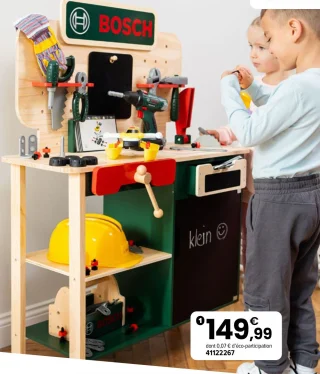 Grand établi Bosch en bois | 3 ans